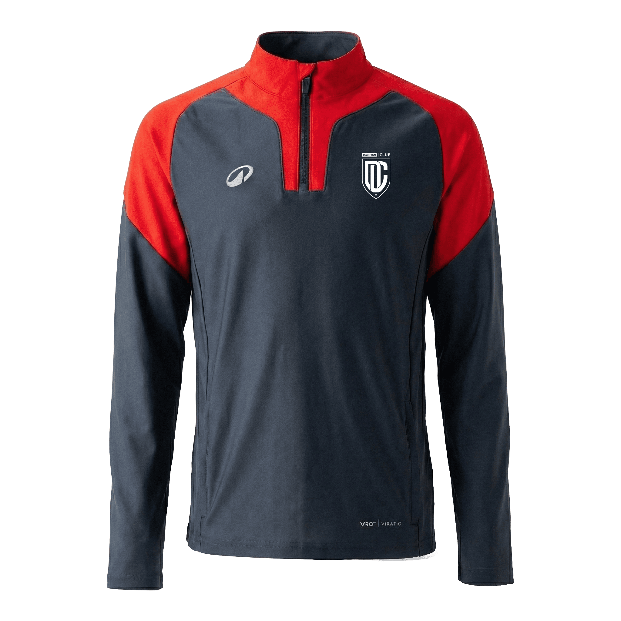 preview for Felpa 1/2 zip calcio 