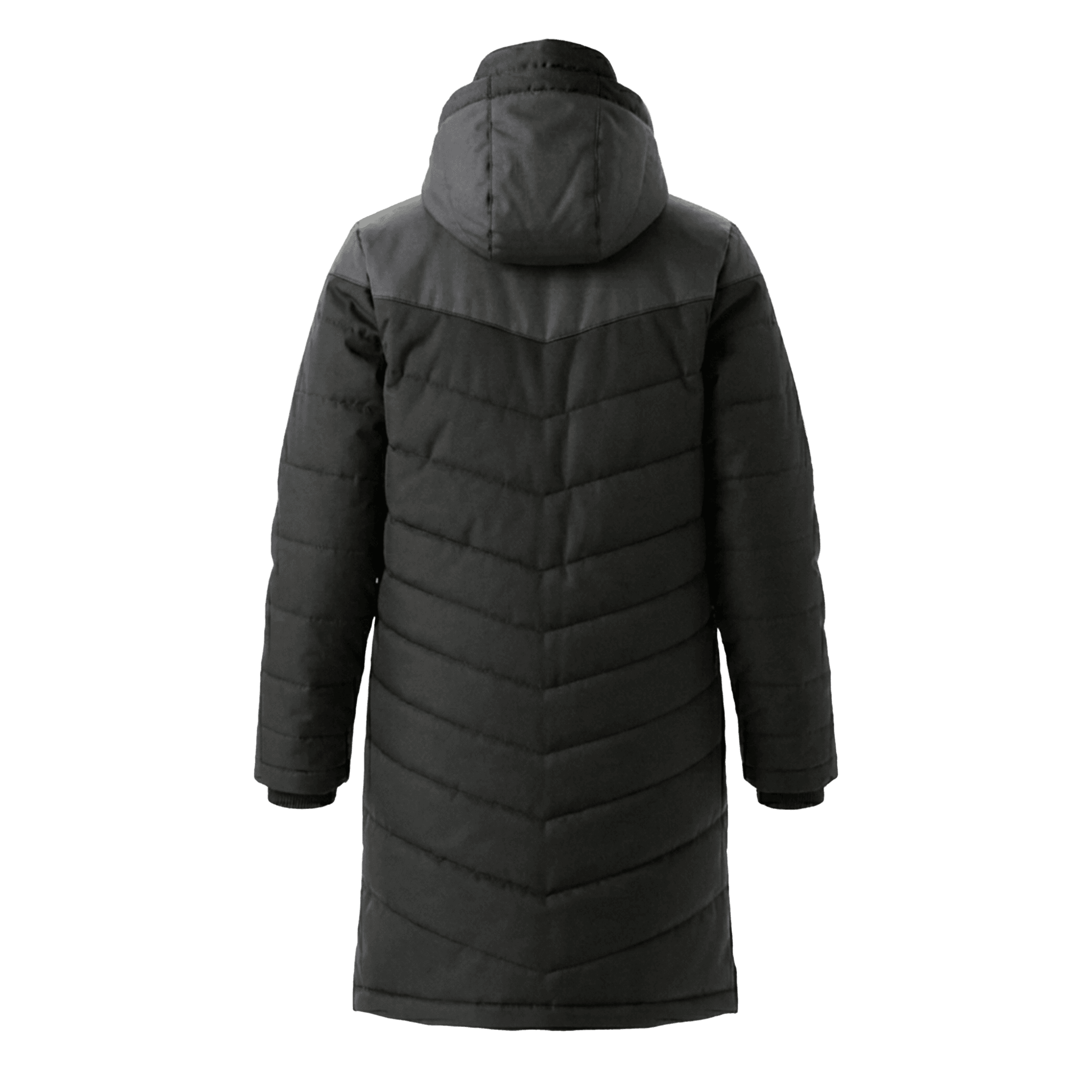 3: junior_football_long_jacket - Black